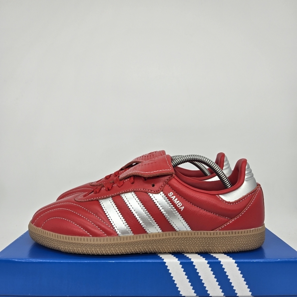 New adidas Samba LT Better Scarlet Silver Women's Shoes Size 9.5